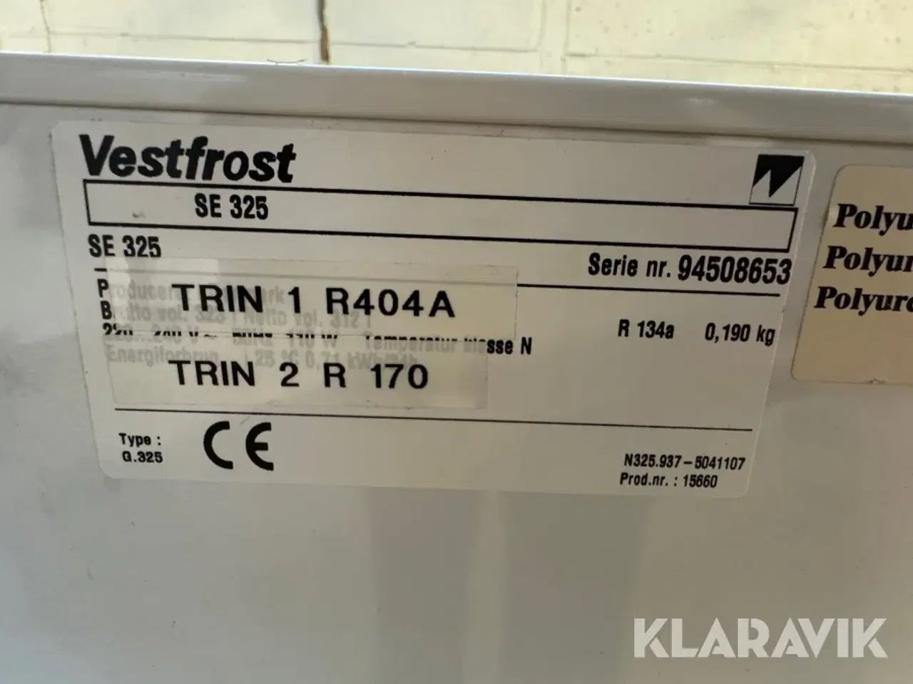 Billede 5 - Fryser Vestfrost SE 325