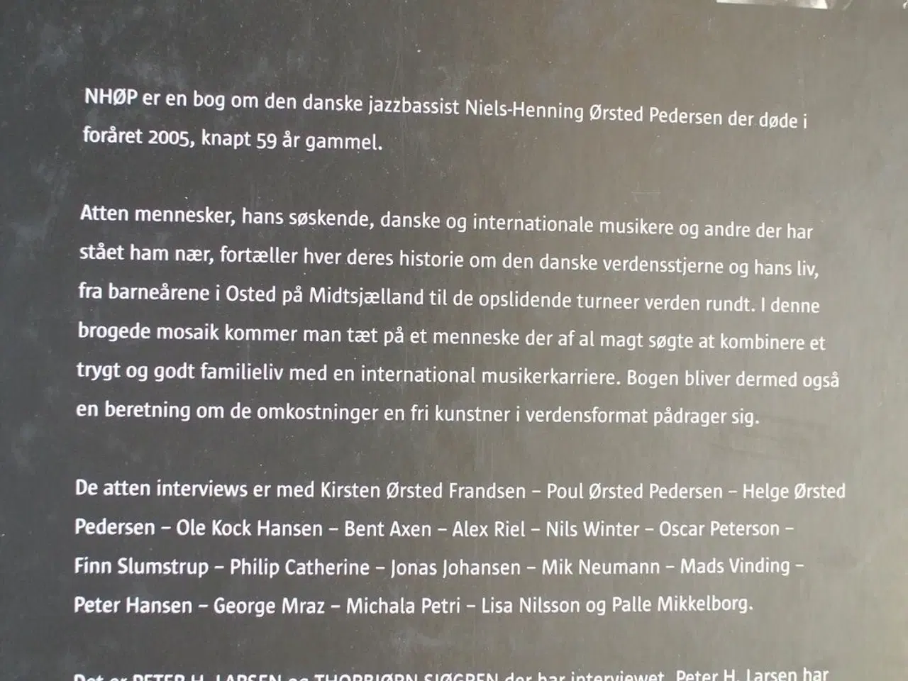 Billede 3 - nhøp - niels-henning ørsted pedersen, af peter h. 