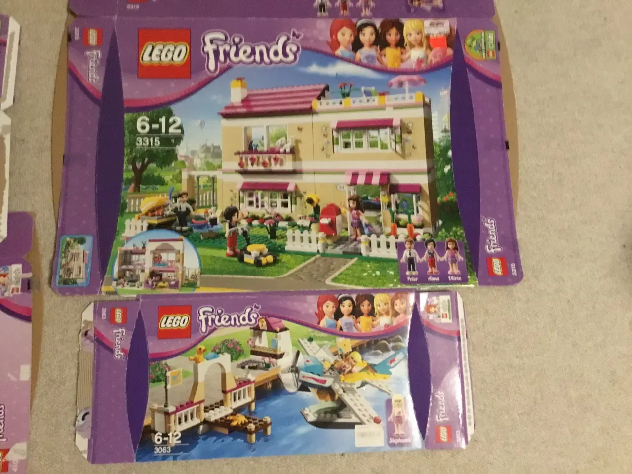 Billede 1 - 5 kasser Lego friends