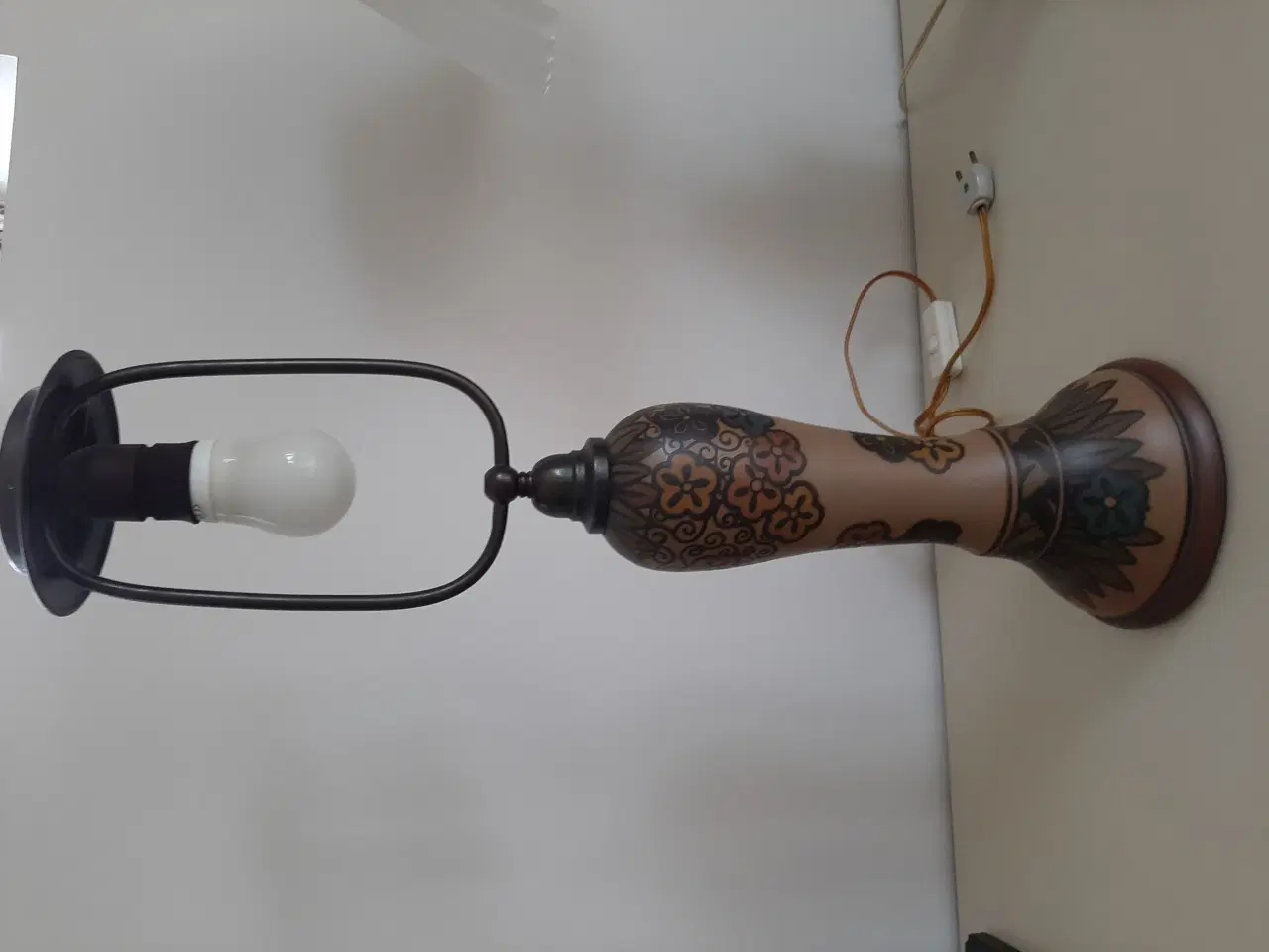 Billede 1 - Bordlampe Hjort Keramik Bornholm