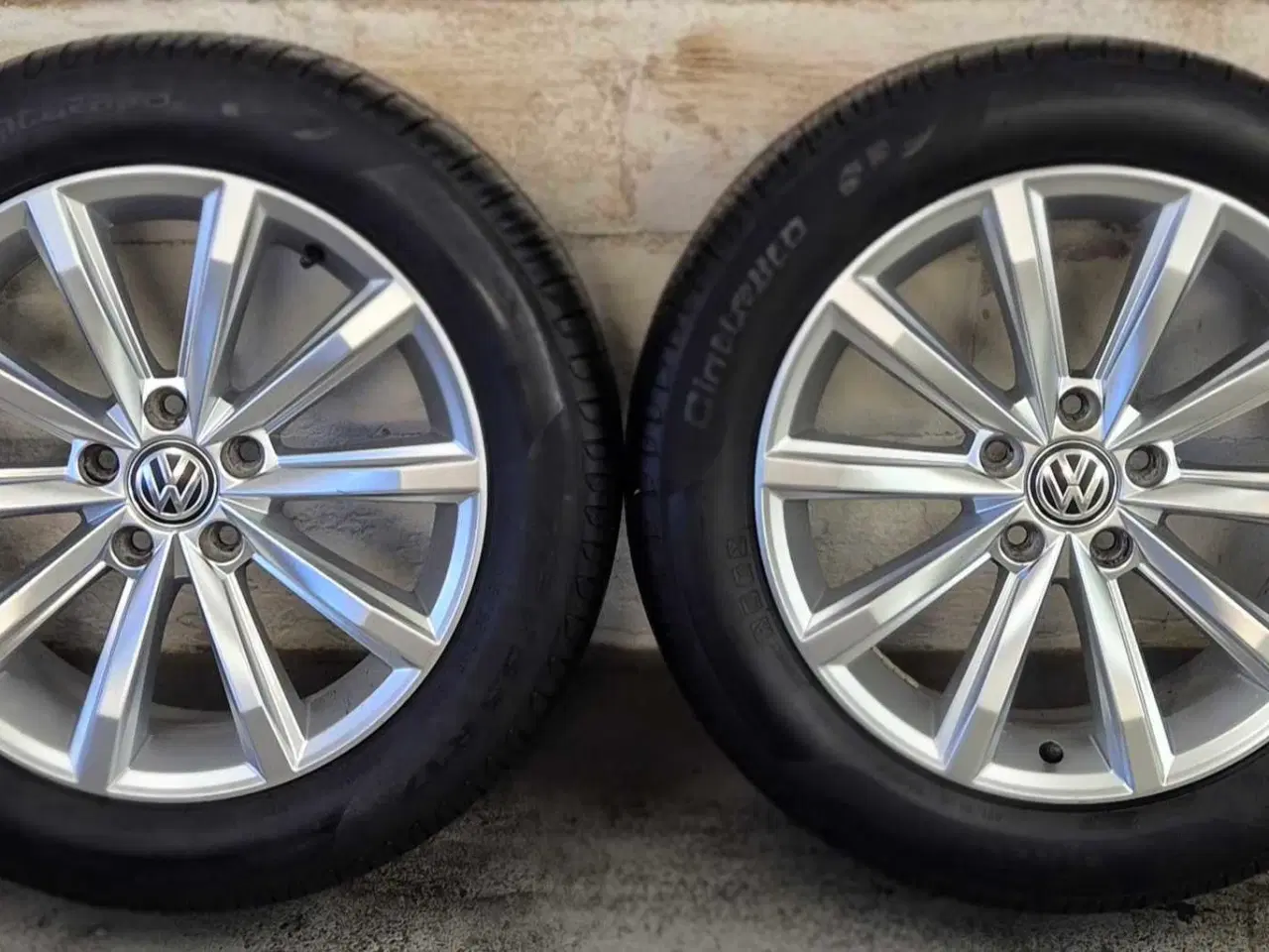 Billede 9 - VW "LONDON" MODEL ORIGINAL ALUFÆLGE MED SOMMERDÆK