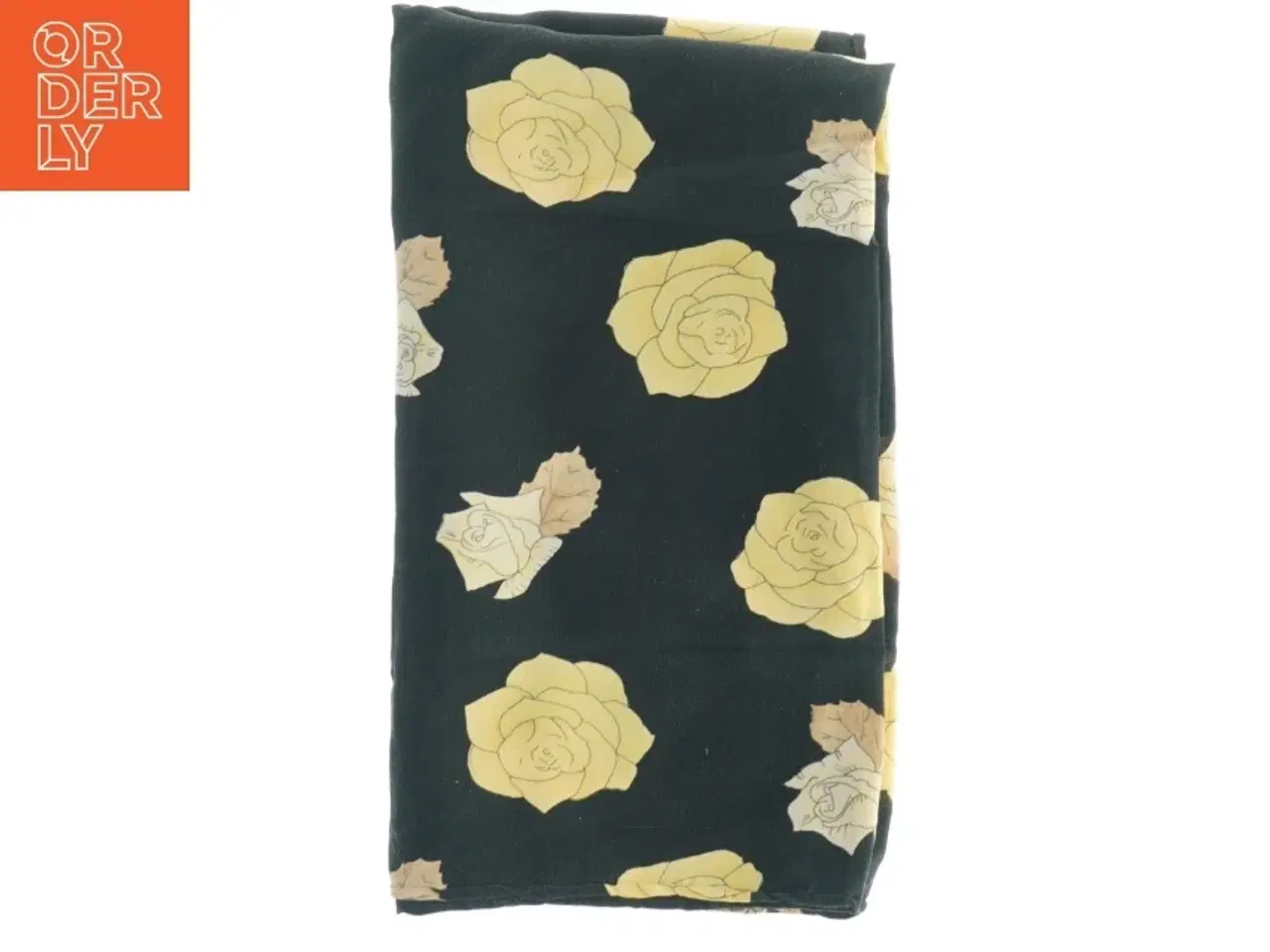 Billede 2 - Charlotte Sparre Silke Vintage tørklæde med rosemønster (str. 50 x 50 cm)