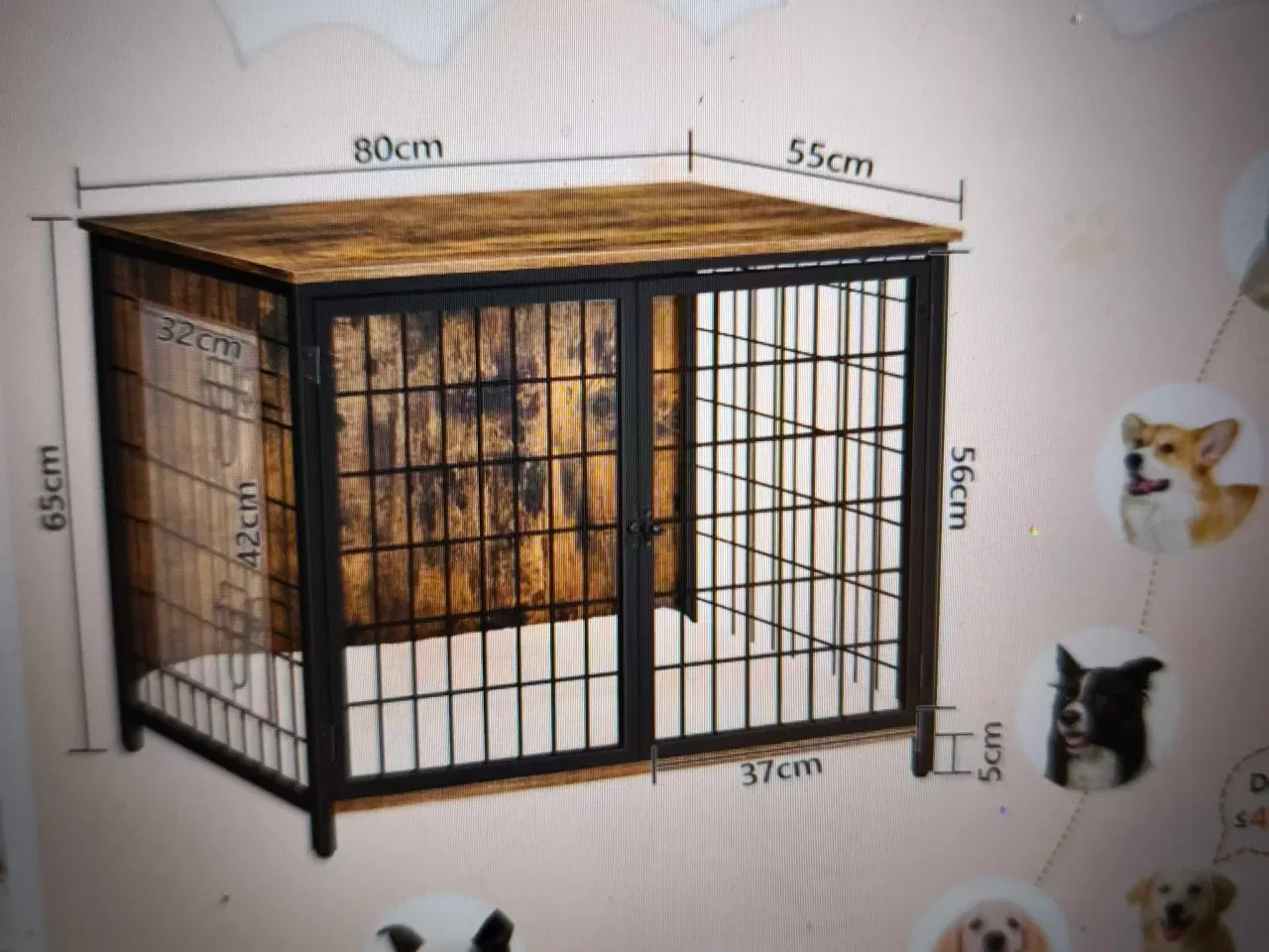 Billede 5 - Hundebur kvalitet til indendørsbrug