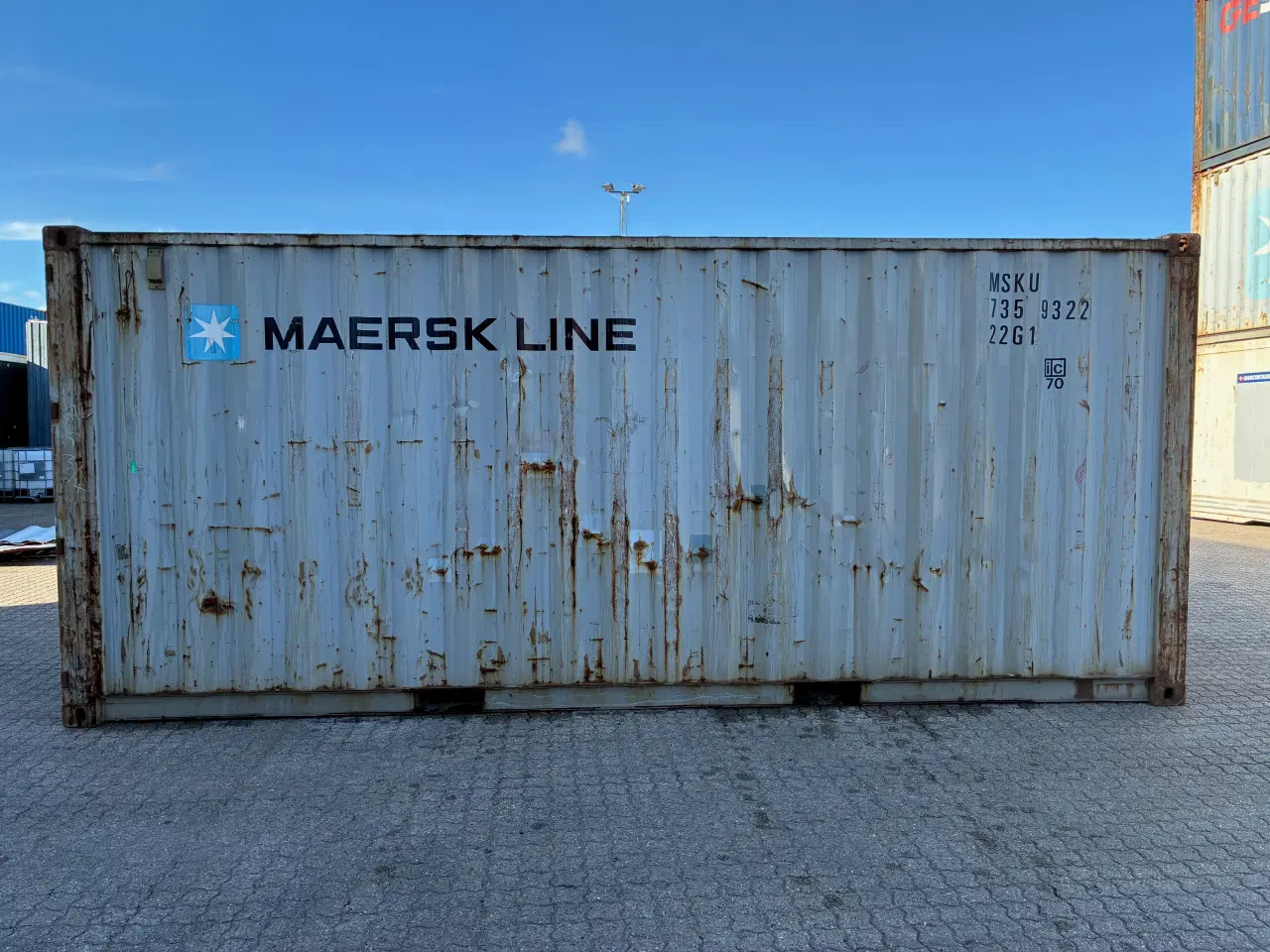 Billede 3 - Brugt 20 fods Isoleret Container- ID:MSKU 735932-2
