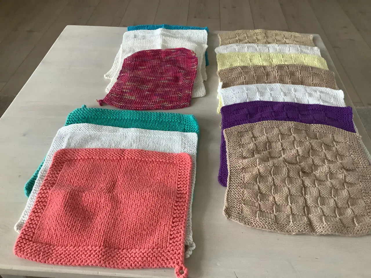 Billede 2 - Strikkede Baby vaskeklude