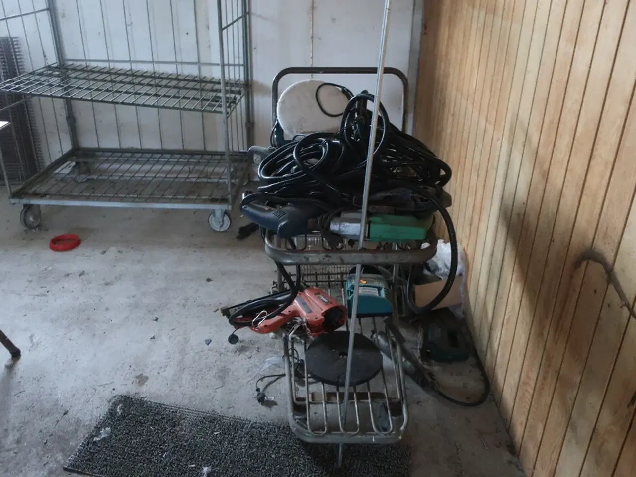 Billede 2 - Sækkevogn, varelager, reservedele, værktøj, reol, opbevaringsvogn m.m.