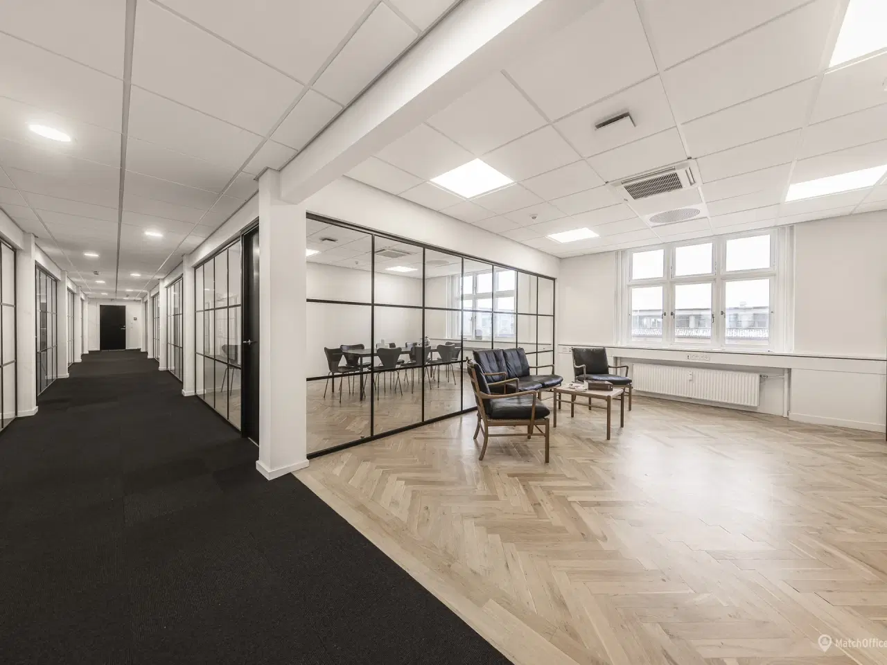 Billede 3 - Præsentabelt og indflytningsklart kontor centralt i Hellerup
