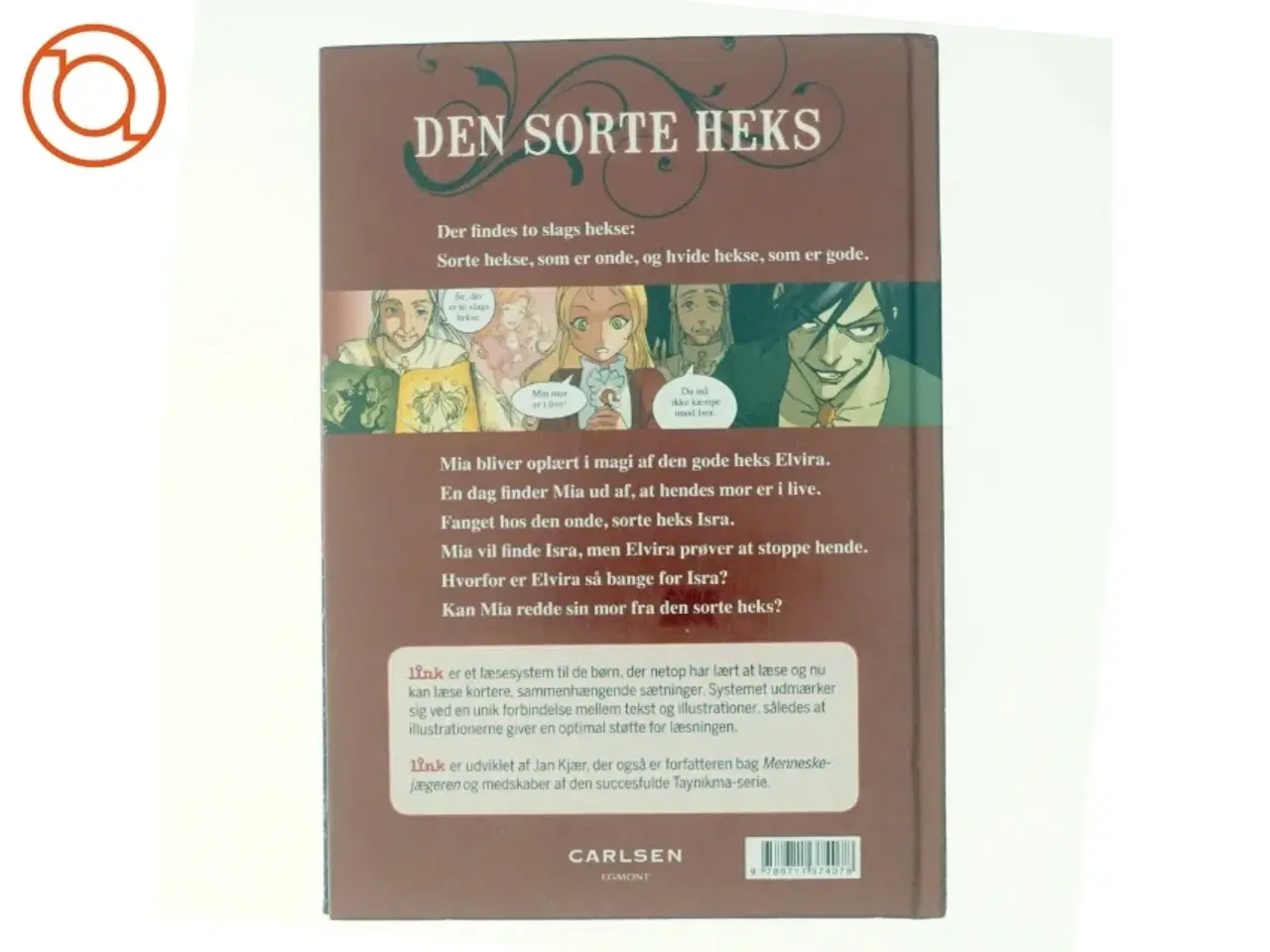 Billede 3 - Den sorte heks af Jan Kjær (Bog)