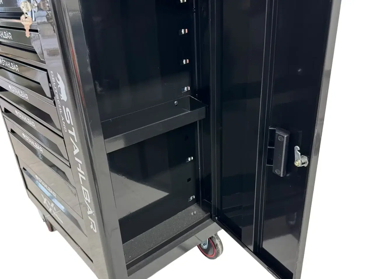 Billede 4 - Stahlbär værktøjsvogn med 7 skuffer med værktøj