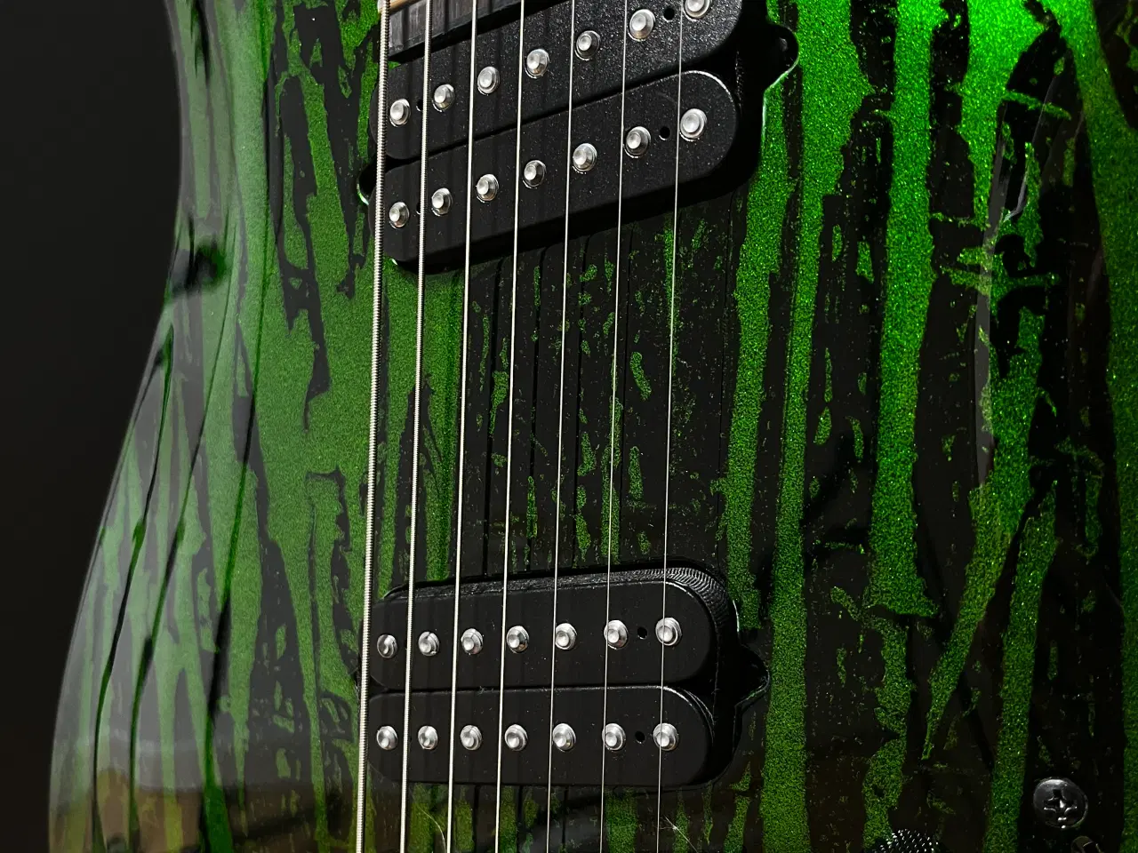 Billede 2 - Schecter C-7 Multiscale Toxic Venom