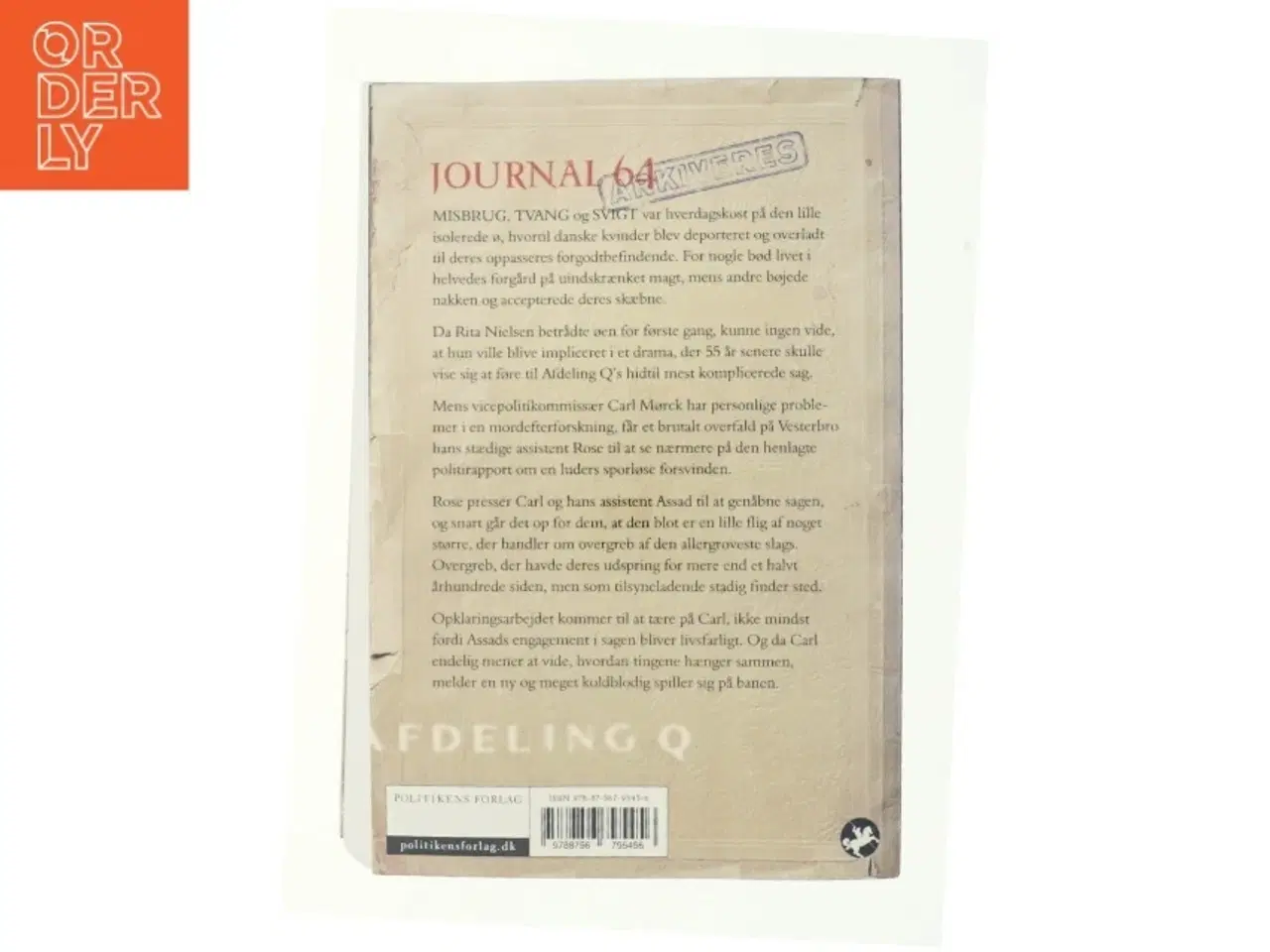 Billede 3 - Journal 64 af Jussi Adler-Olsen (Bog)