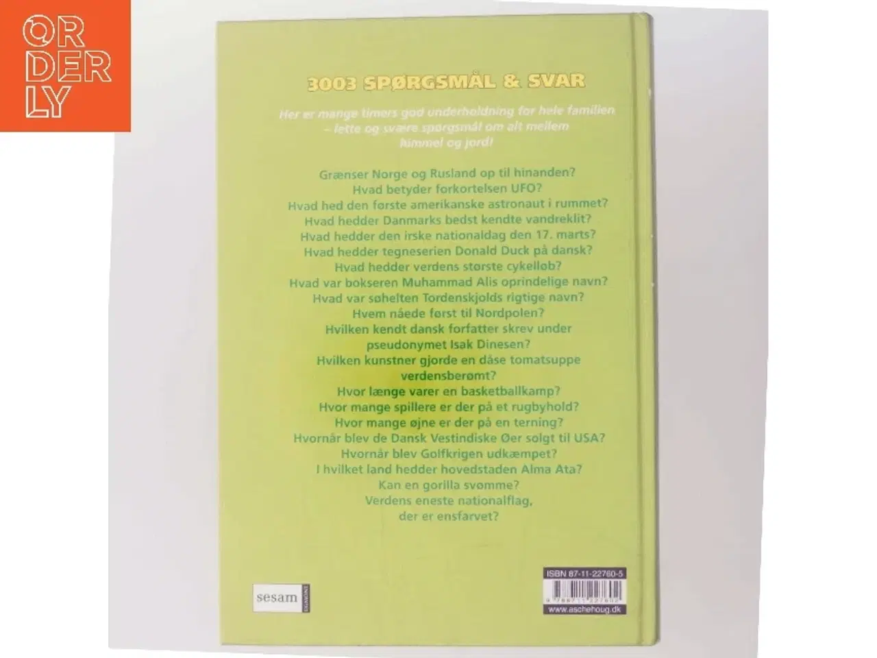 Billede 3 - 3003 spørgsmål og svar : quiz for hele familien af Lars Thomas (Bog)