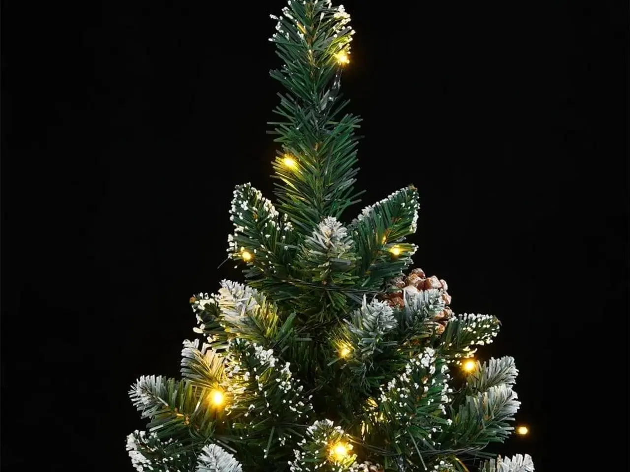 Billede 9 - Kunstigt juletræ med 300 LED-lys 180 cm