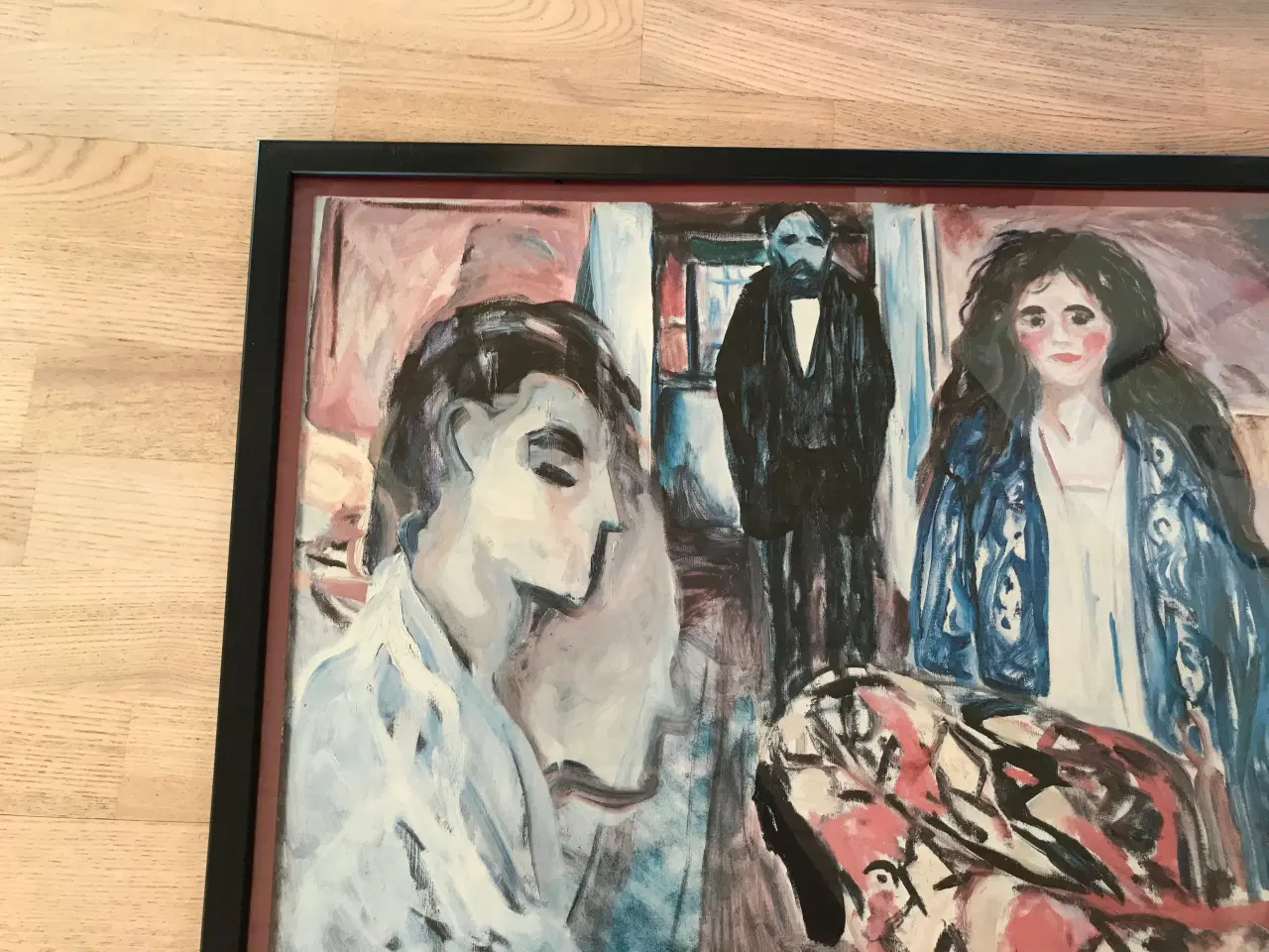 Billede 2 - E. Munch - Kunstudstillingsplakat i ramme