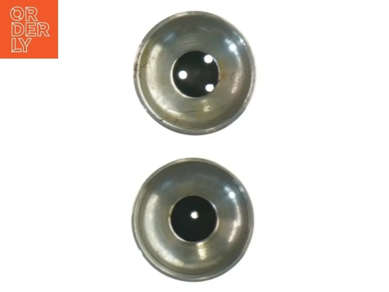 Billede 4 - Metal salt og peber sæt (str. 6,5x3 cm)