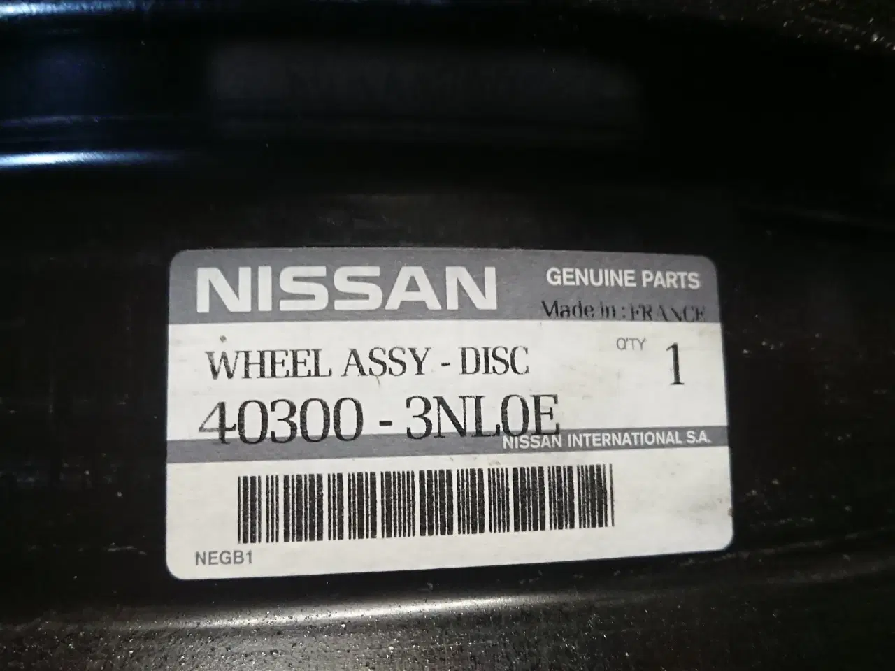 Billede 3 - Fælge til  Nissan Life og 3 ventiler m trykkontrol