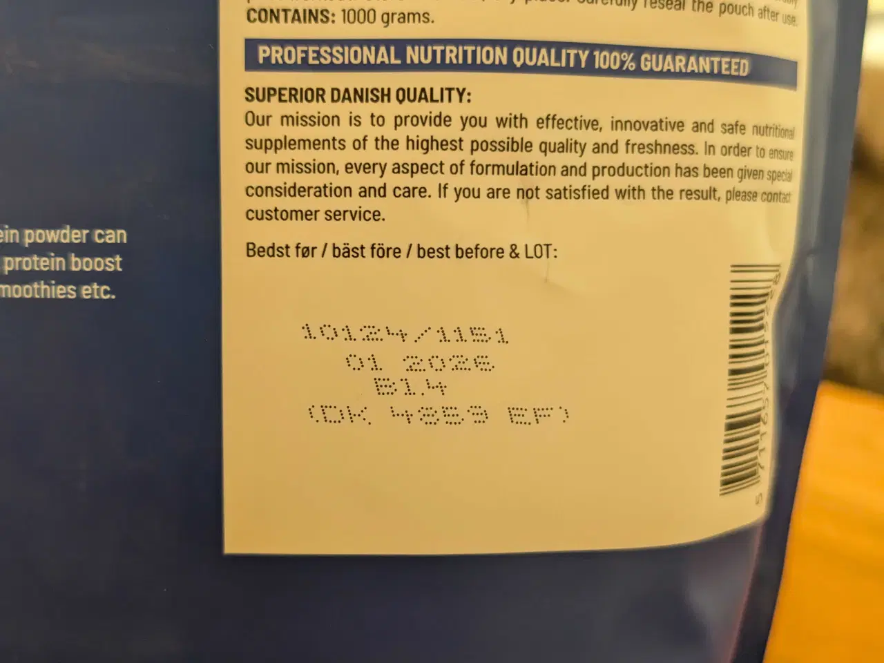 Billede 2 - Whey 100 Cookies & Cream