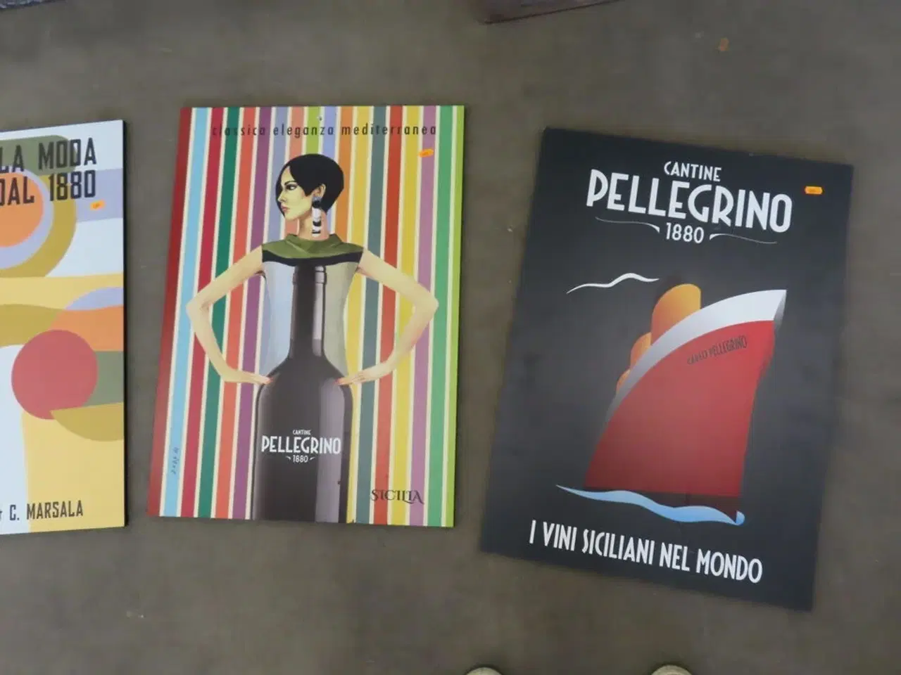 Billede 3 - 4 forskellige Pellegrino XL posters i kraftigt materiale