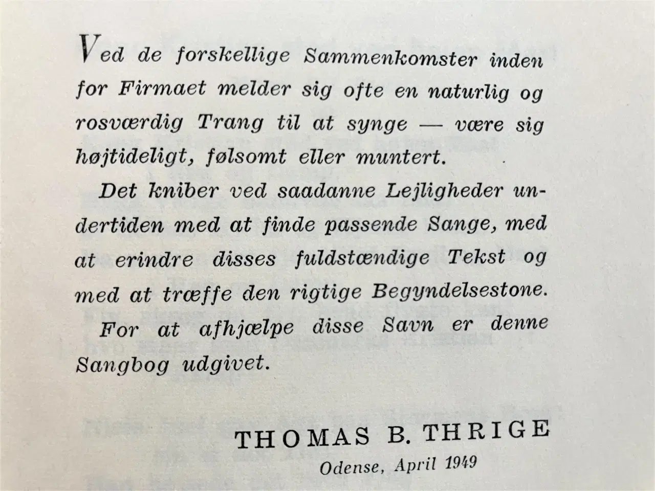 Billede 2 - Thrige sangbog