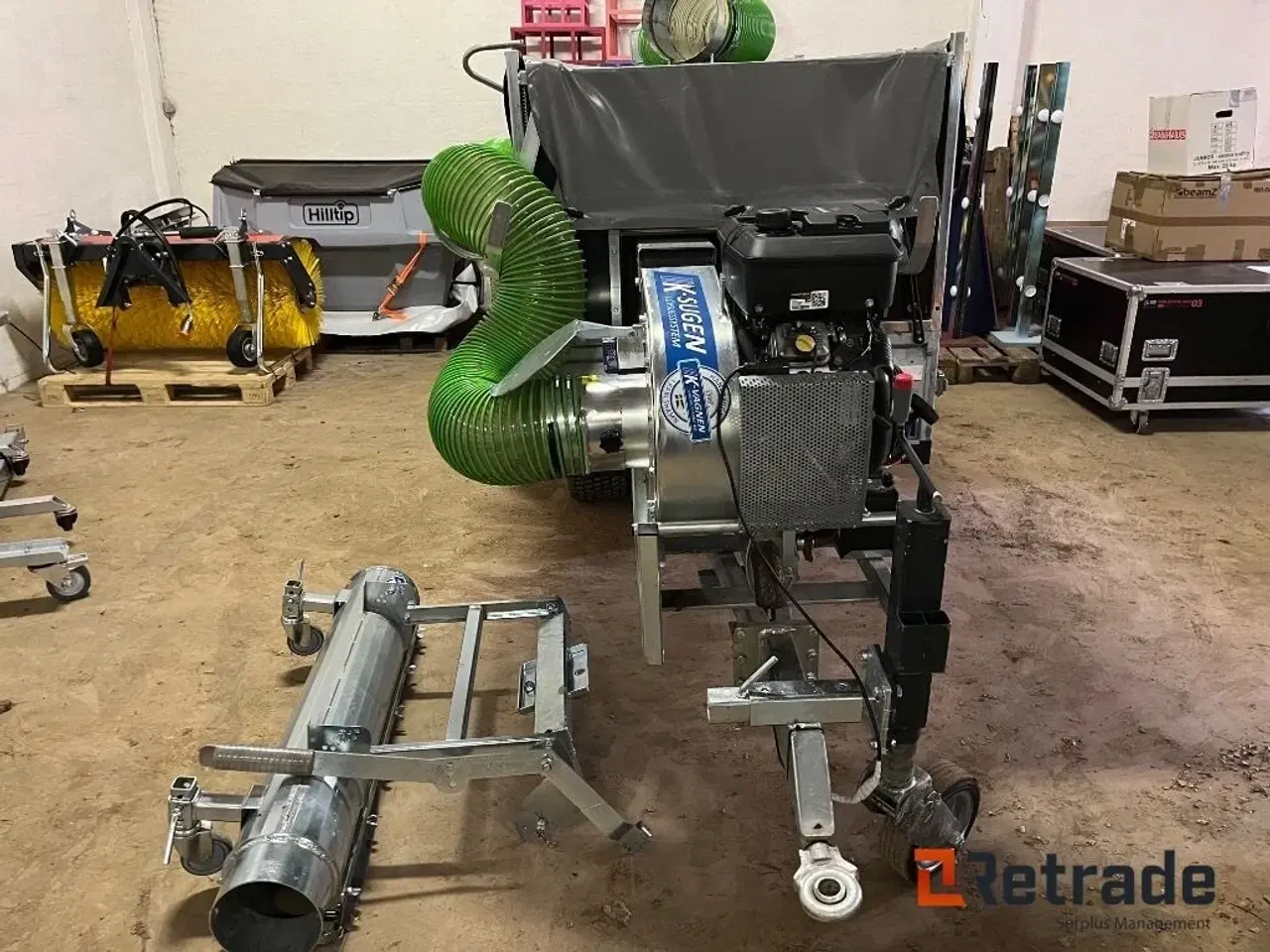 Billede 2 - - - - K-Vagnen K-Sugen løvsuger på trailer