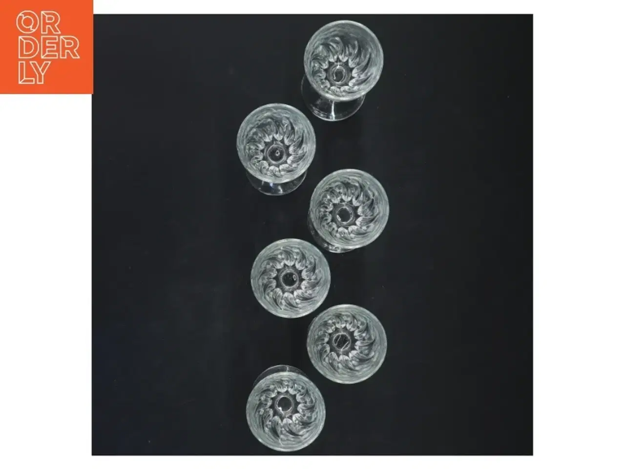 Billede 2 - seks vinglas (str. 11x5 cm)