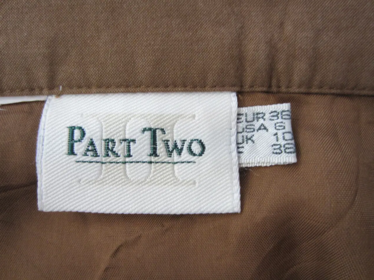 Billede 2 - Fin kort nederdel fra Part Two i str. 36