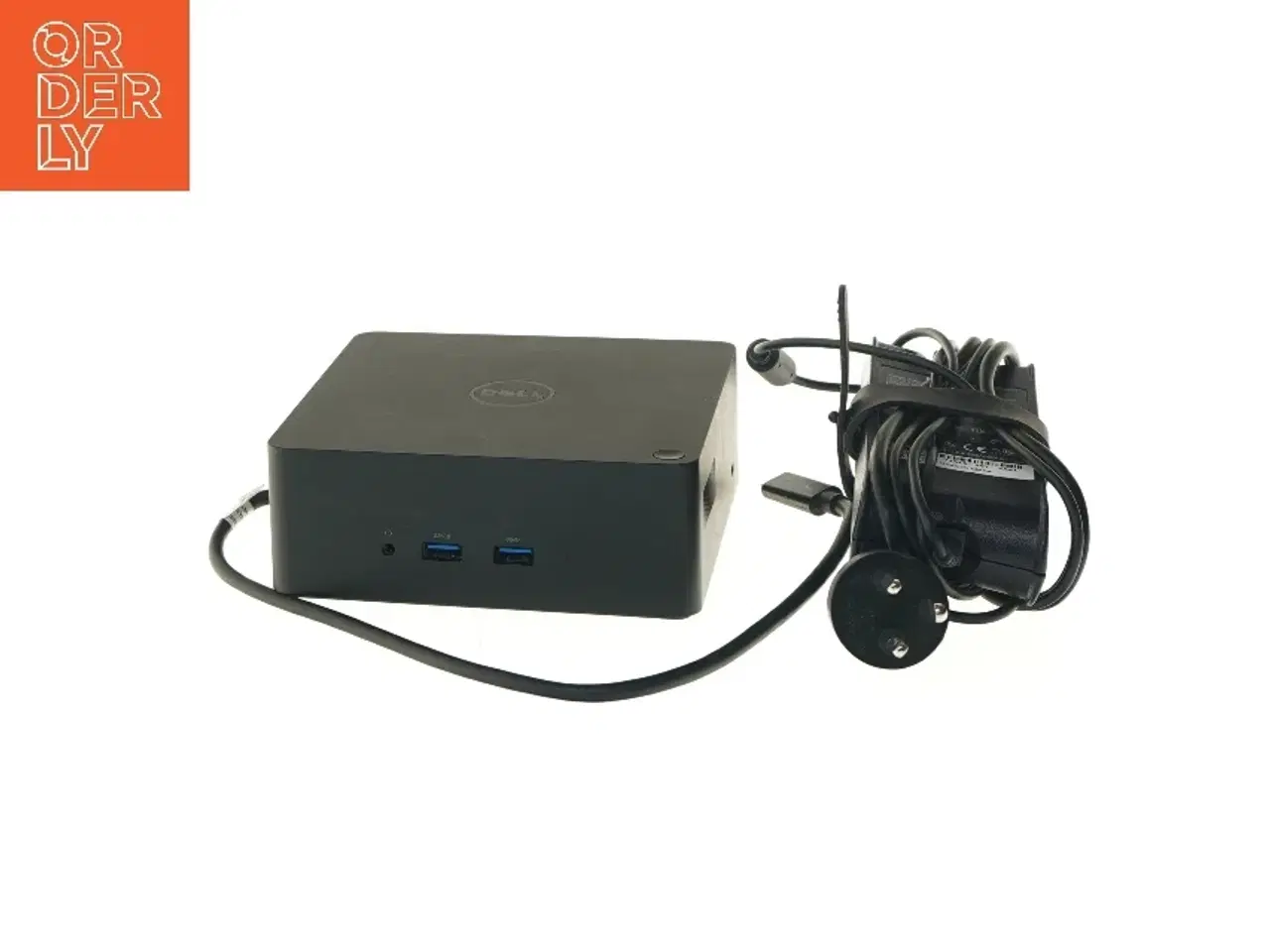 Billede 3 - Dell dockingstation med strømadapter fra Dell (str. 14,5x14,5 cm)