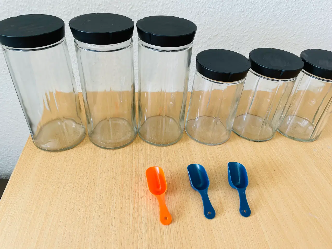 Billede 1 - 6 stk. Rosendal opbevarings glas.
