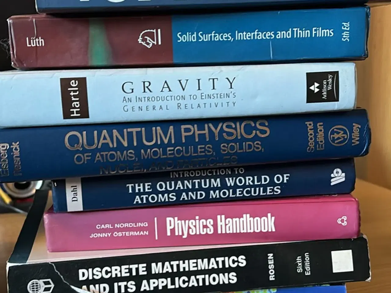 Billede 2 - Studiebøger fra matematik- og fysikstudie