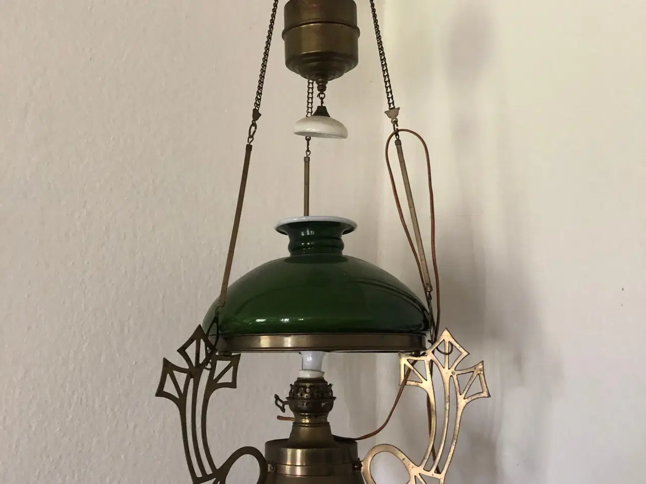 Billede 1 - Antik lampe