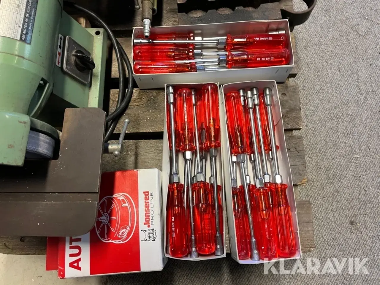 Billede 12 - Værktøjssliber KEFmotor HS3 med diverse værktøj