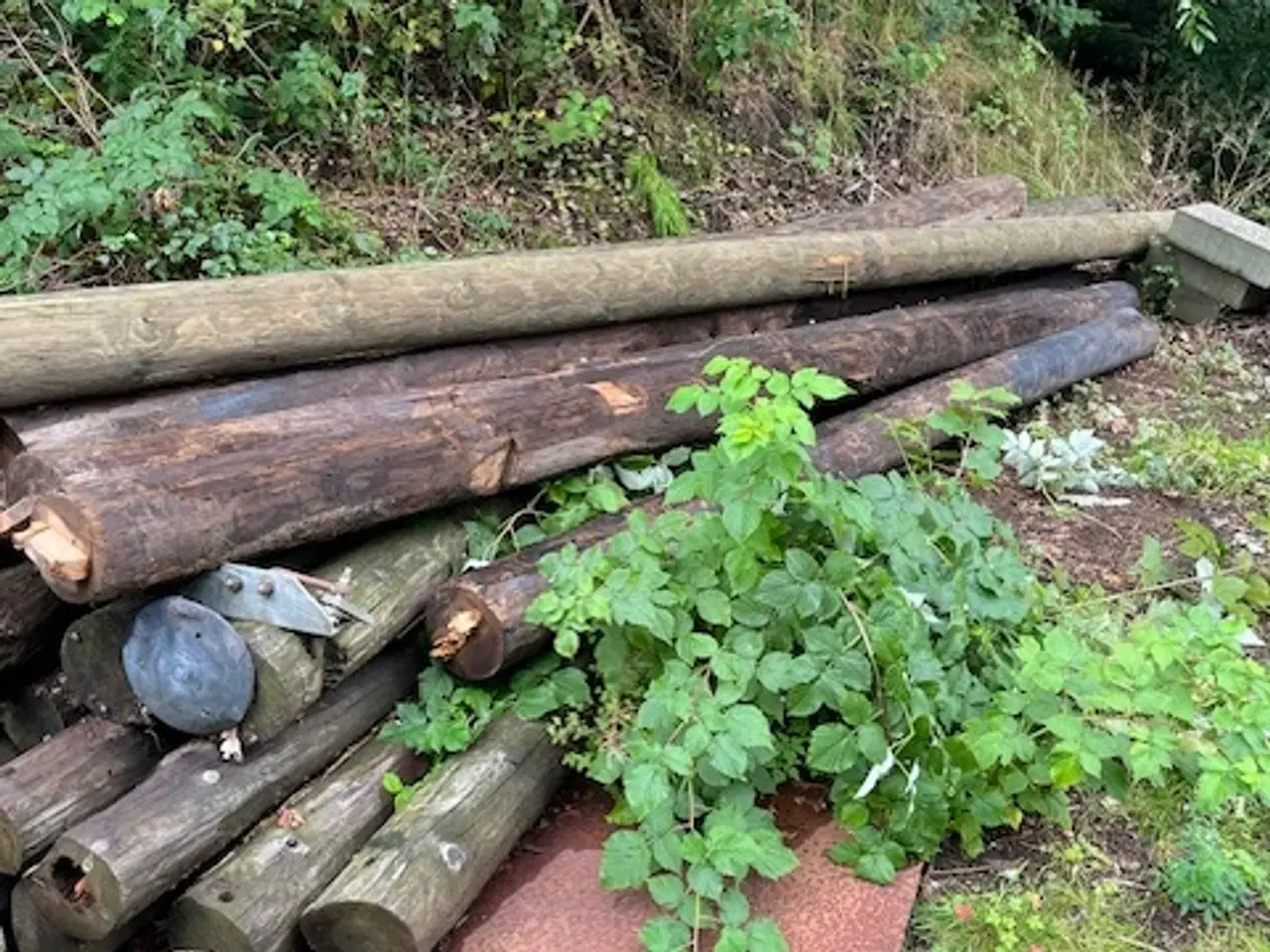 Billede 13 - Træ-Gittespær -Tømmer- håndhugget