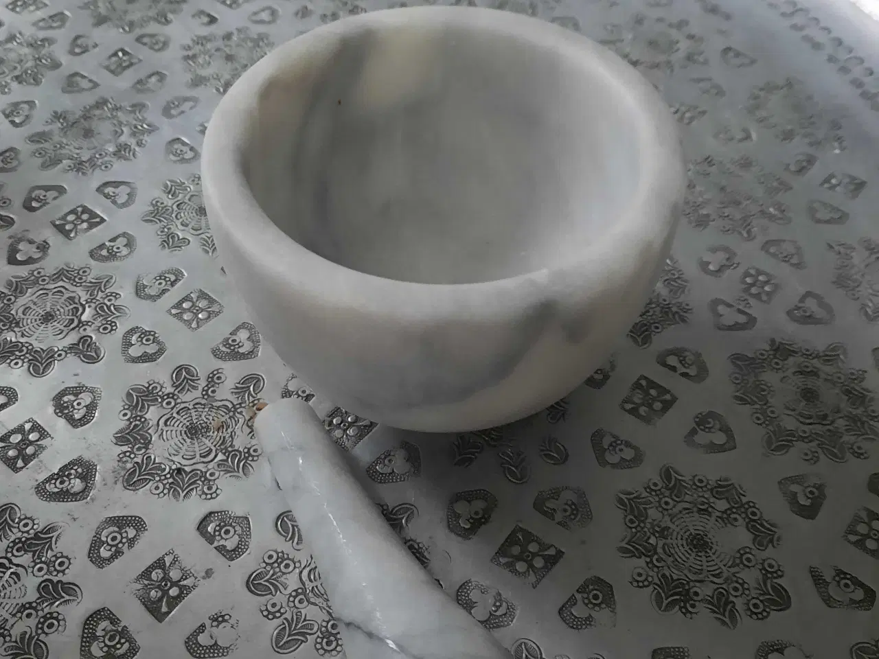 Billede 2 - Smuk marmor morter ned støder