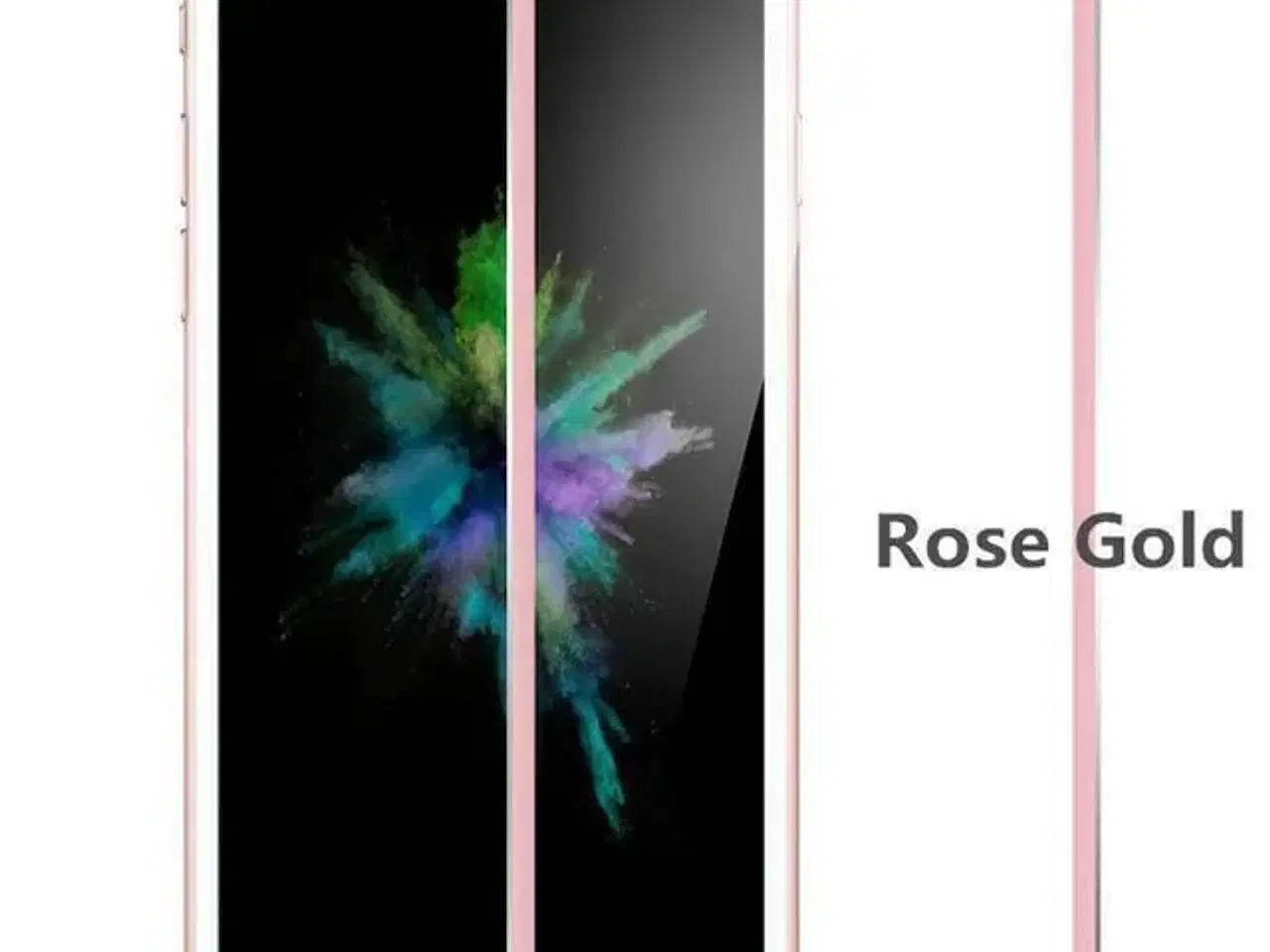 Billede 2 - 3D Rosaguld full size panserglas iPhone 6 6s SE 7 