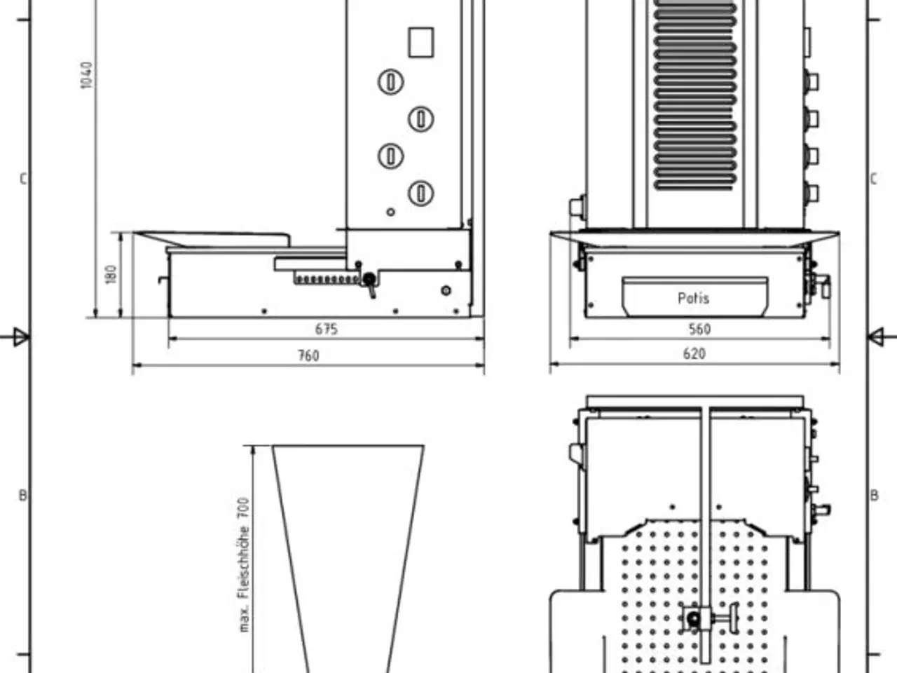 Billede 2 - Kebab & Shawarma grill til el – 70 kg kød