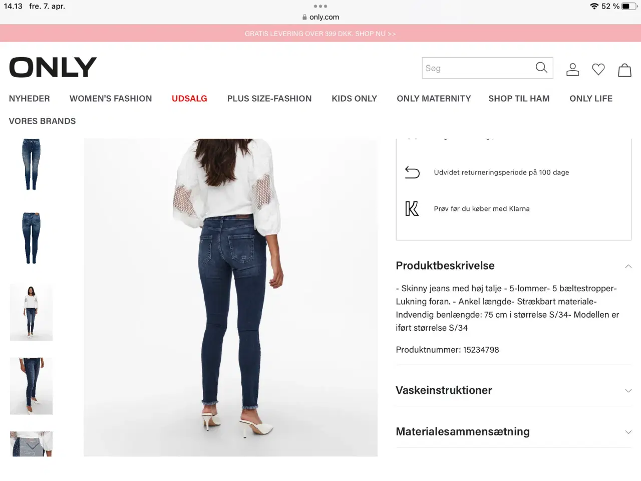 Billede 8 - Only skinny jeans XS/30