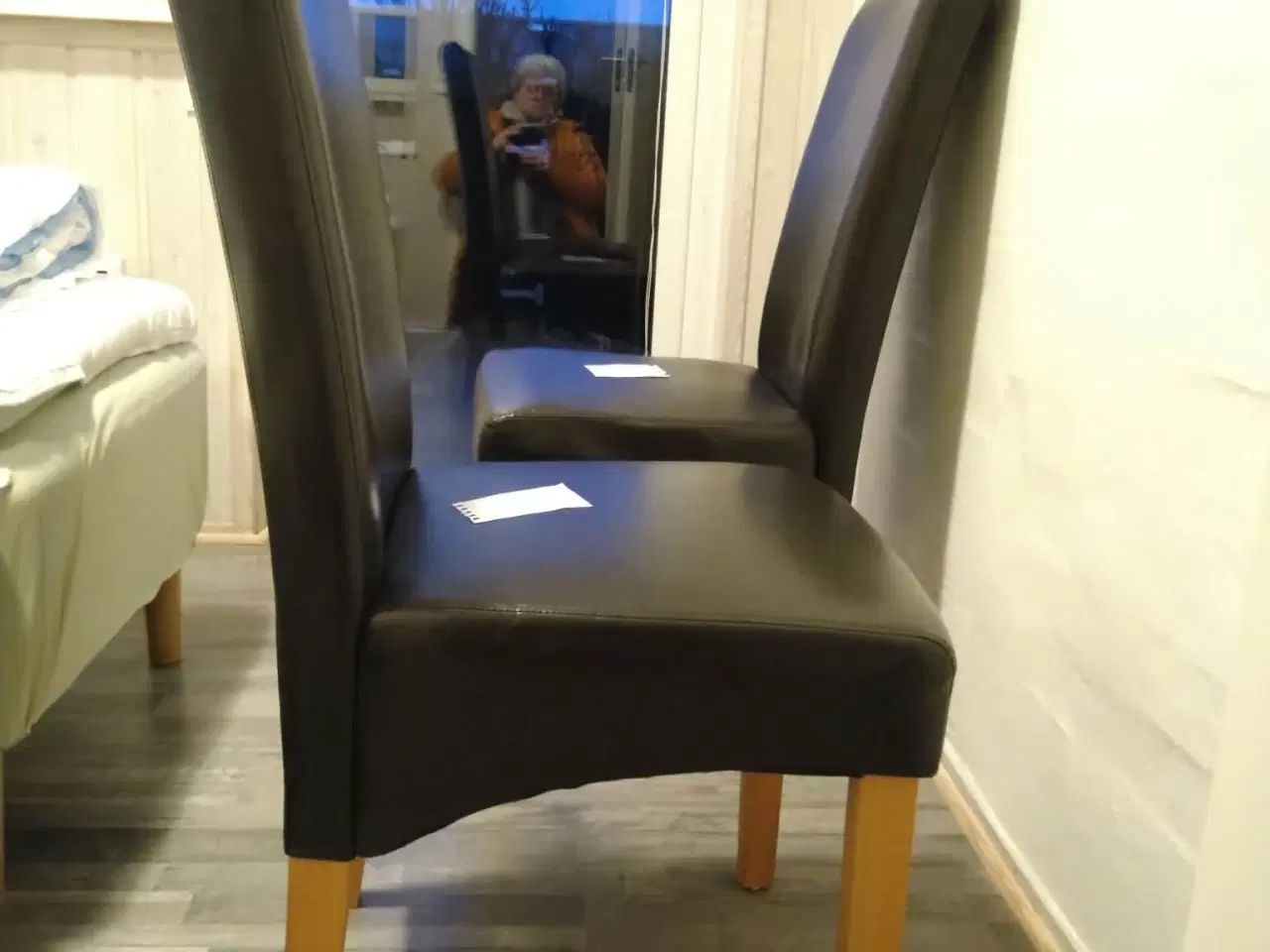 Billede 5 - Barletta stole mørk brun og ask ben