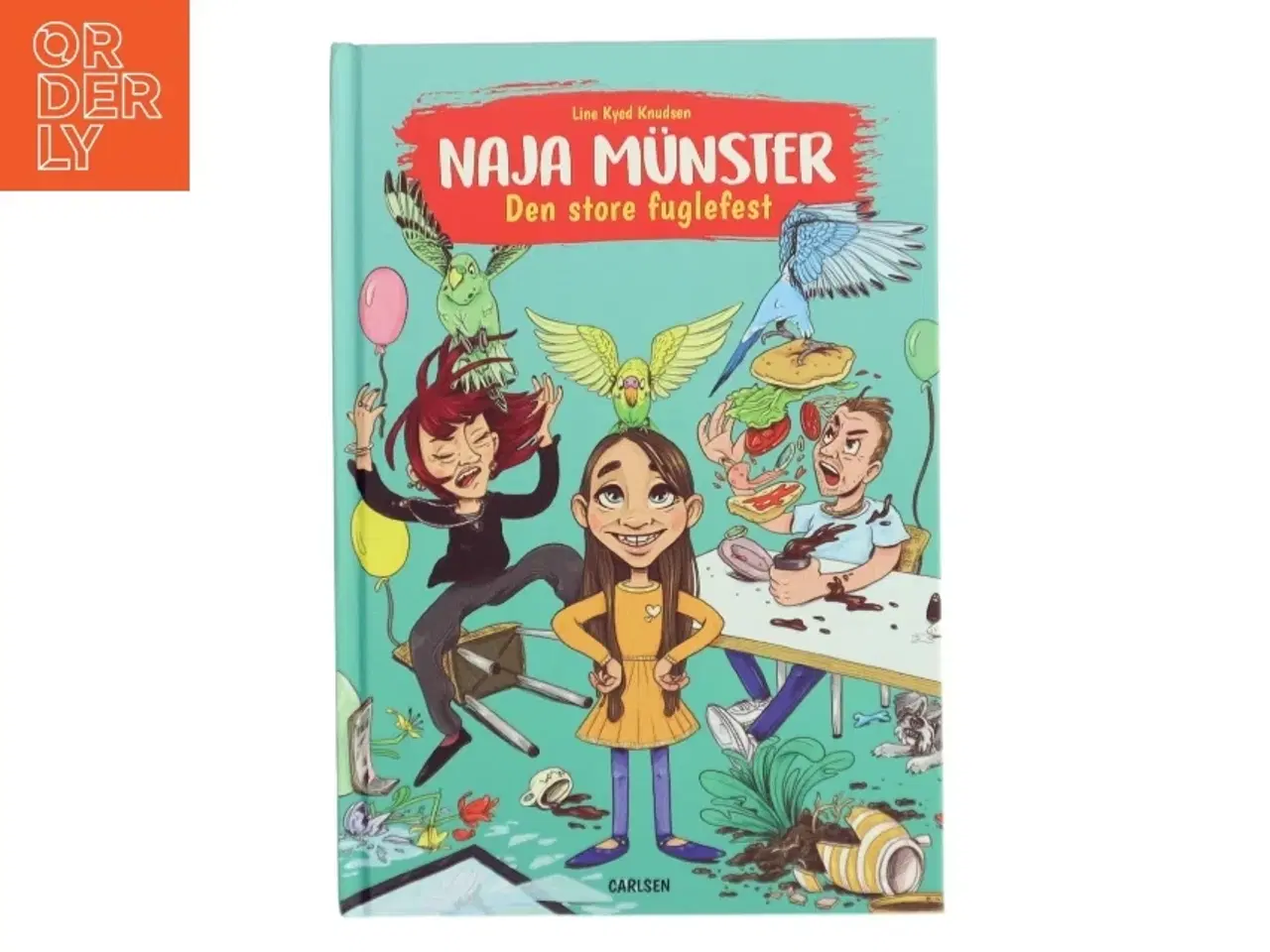 Billede 1 - Naja Münster - den store fuglefest af Line Kyed Knudsen (Bog)