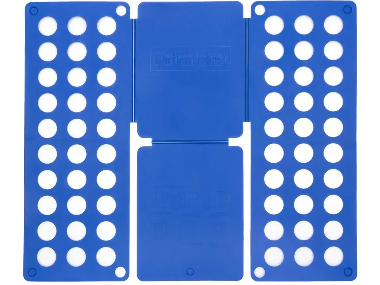 Billede 5 - Tøjfolder - blå, foldbar tøjorganisator