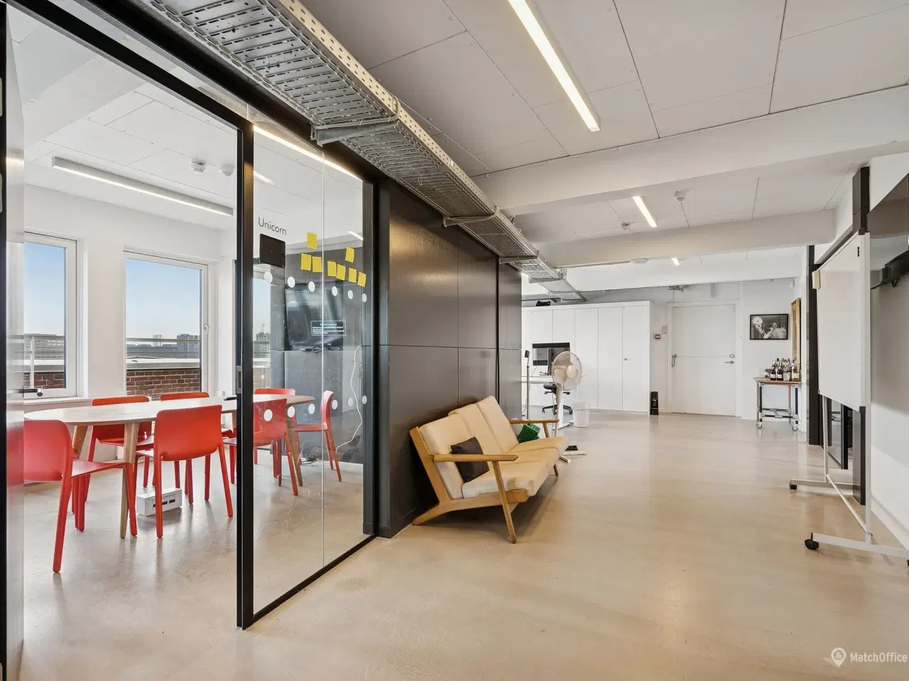 Billede 2 - Kontorlejemål med panoramaudsigt over byen og privat terrasse