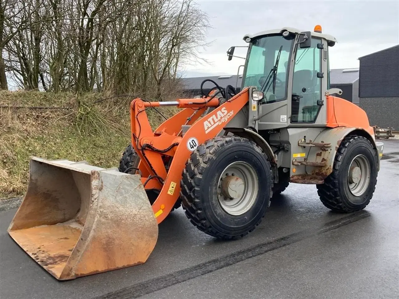 Billede 6 - Atlas 105E Weycor Hutigkobling på hydraulikudtag Centralsmøring