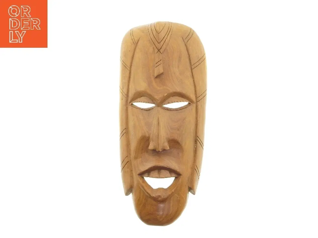 Billede 1 - Træmaske (str. 43 x 20 cm)