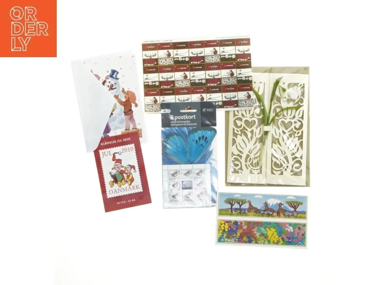 Billede 1 - Samling af postkort og frimærker