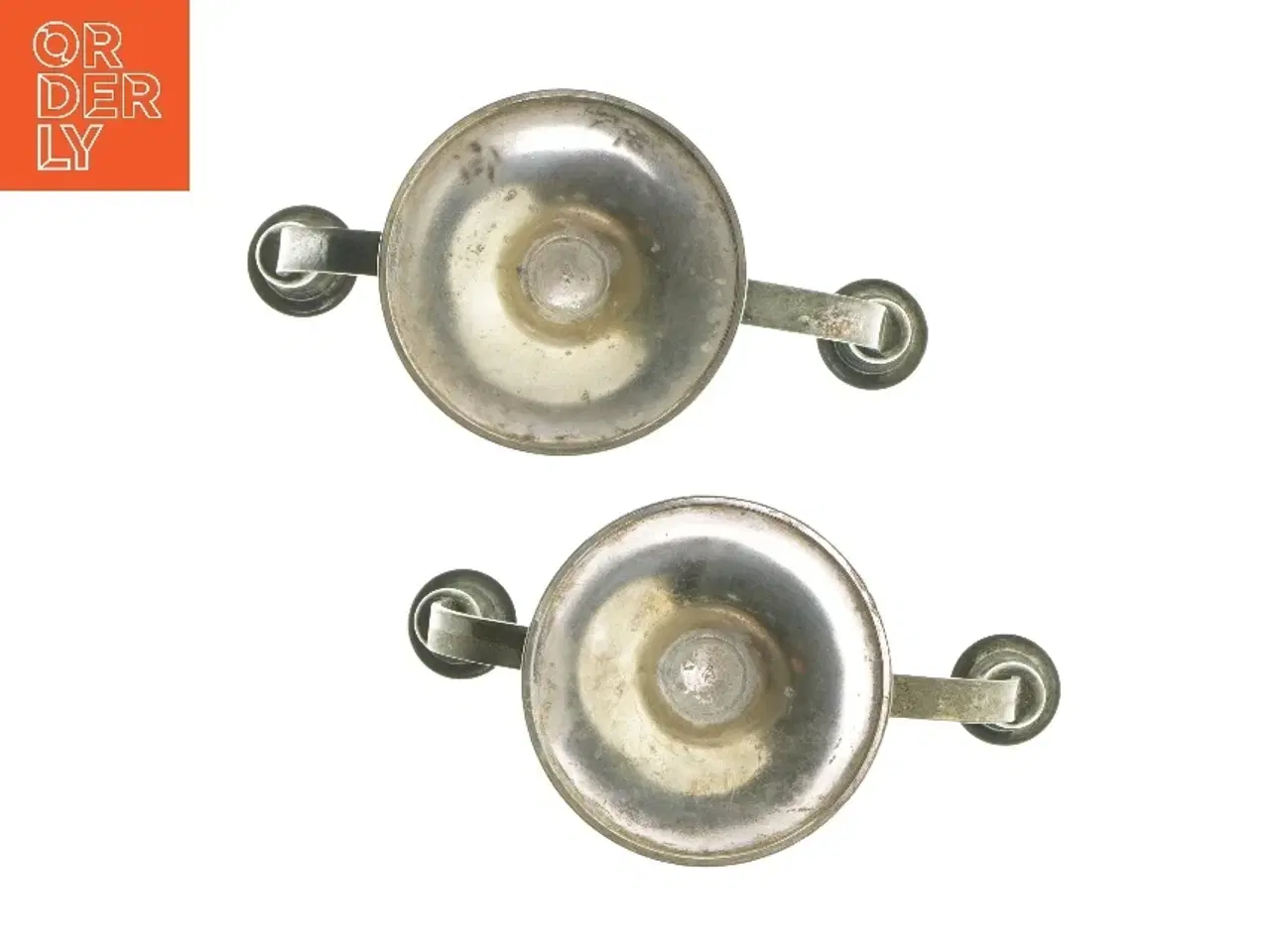 Billede 4 - Antikke lysestager (str. 2 stk 22x16 cm)