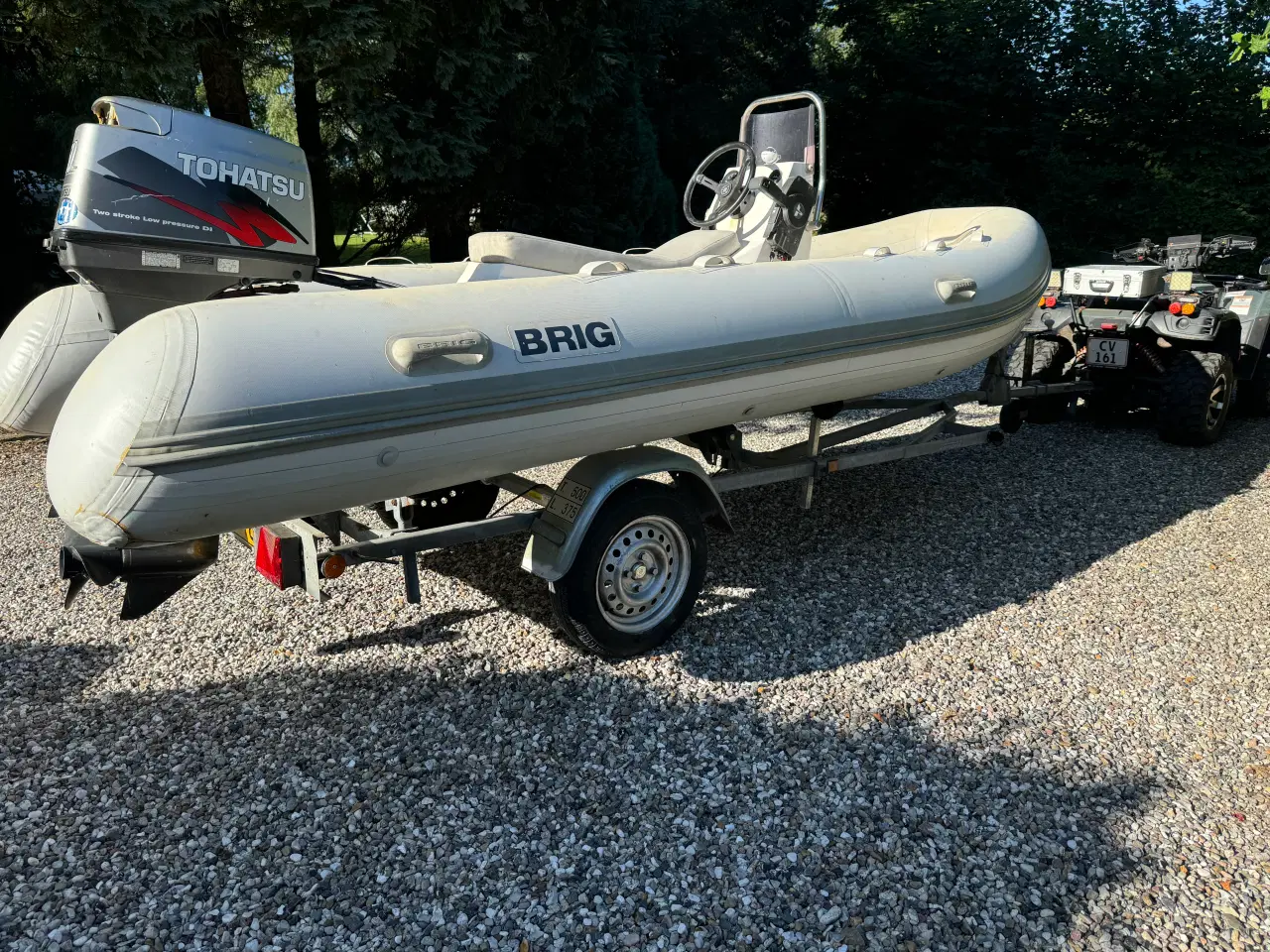 Billede 1 - Brig 450 m. 50hk tohatsu og trailer