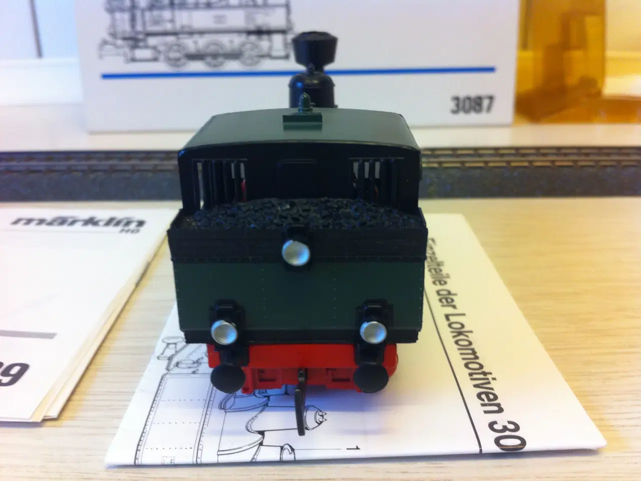 Billede 4 - Märklin KLVM 3087 analogt damplok (som nyt)