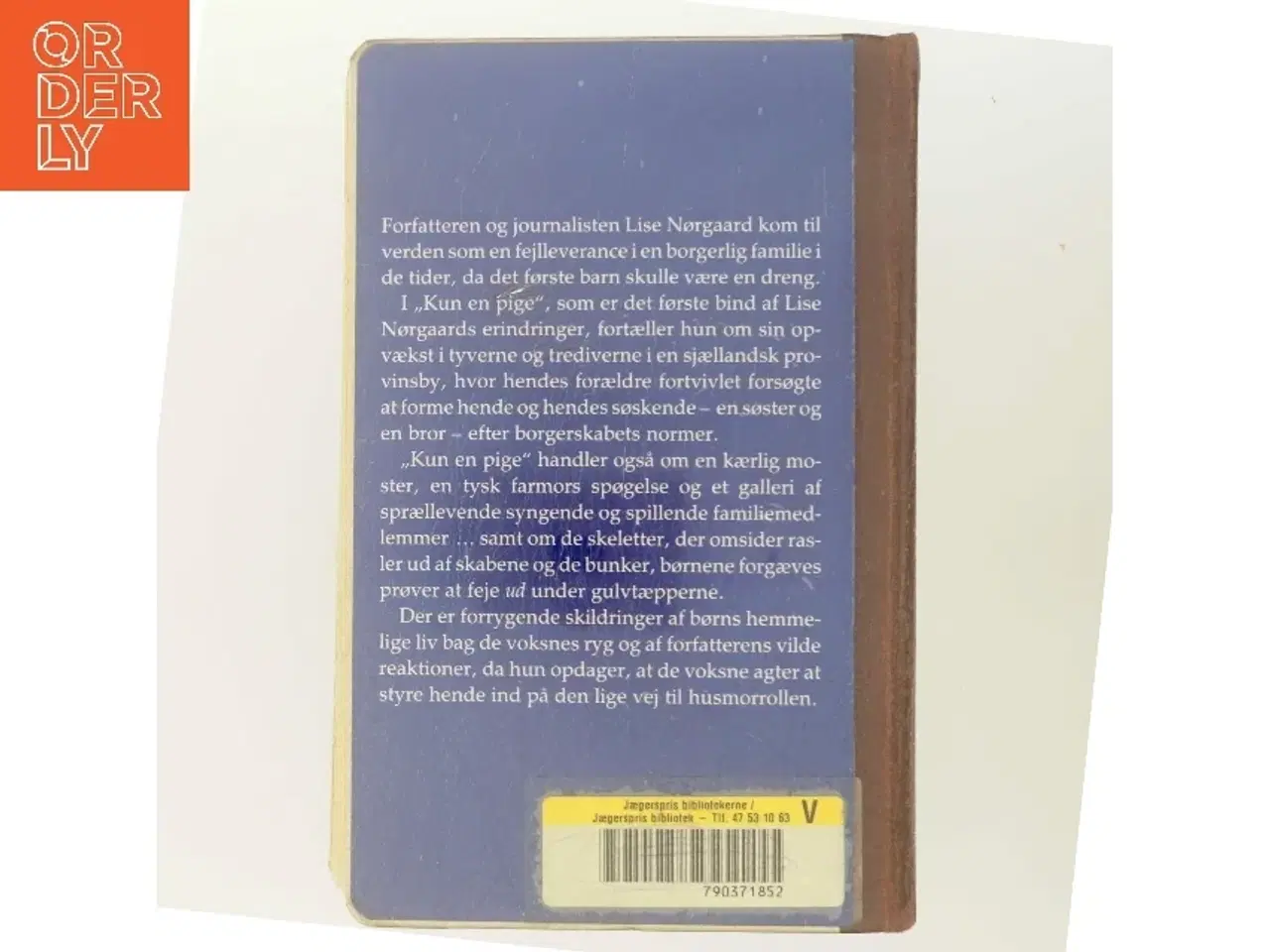 Billede 3 - Kun en pige af Lise Nørgaard (Bog)