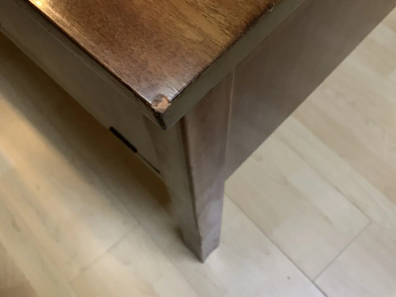 Billede 12 - Stort Skrivebord I mahogni