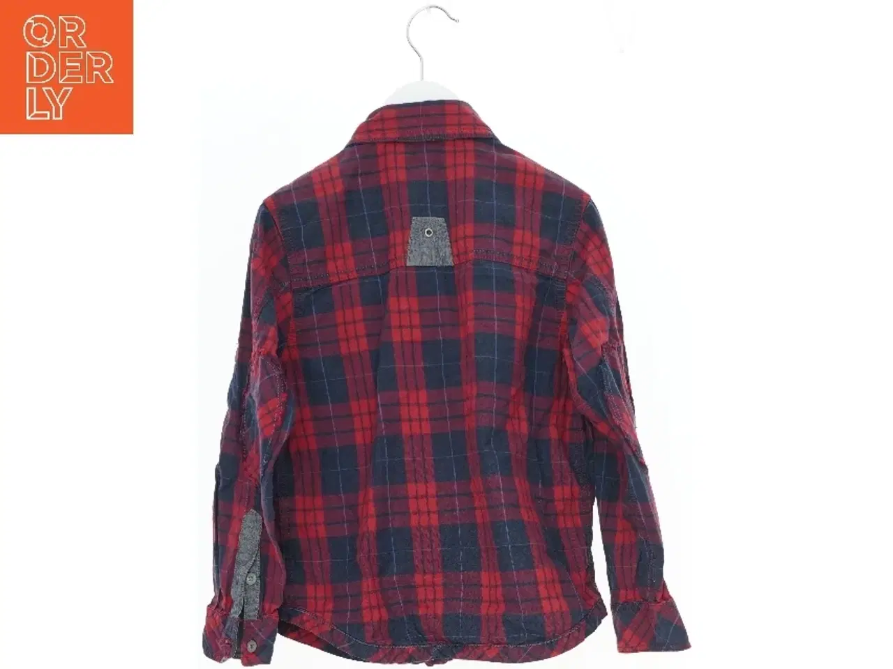 Billede 2 - Skjorte med rød og blå tern fra Timberland (str. 128)