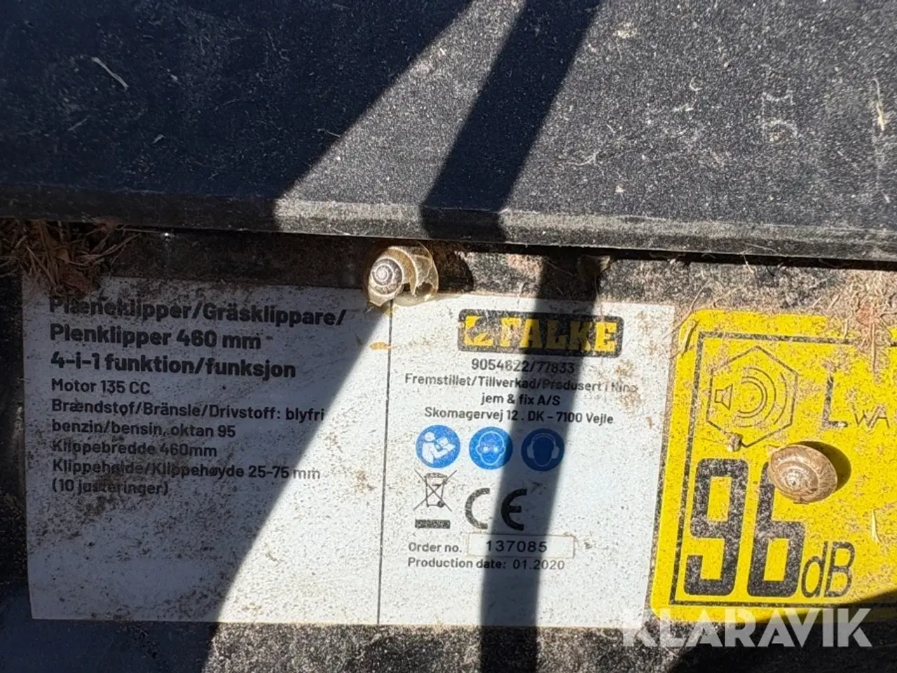 Billede 6 - Græsslåmaskine Falke DYM1P64FA